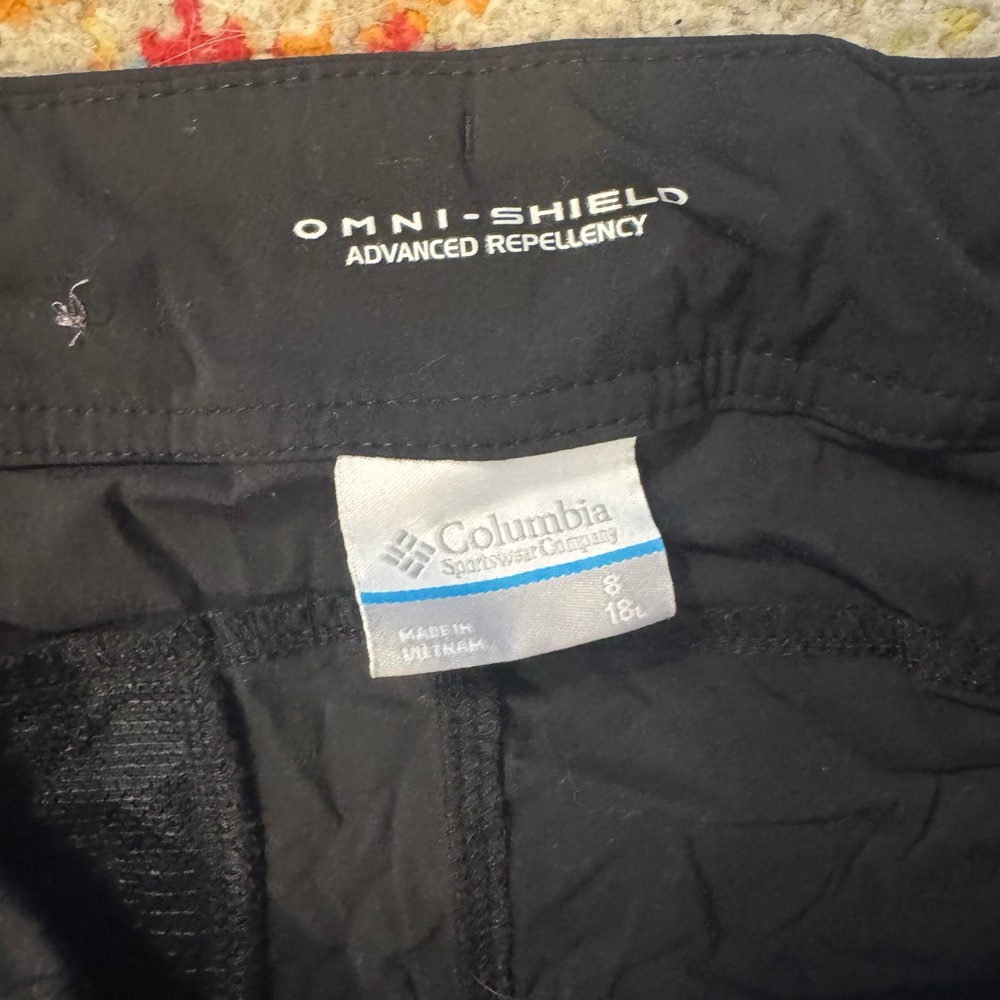 Columbia Black Omni-Shield Outdoor Pants